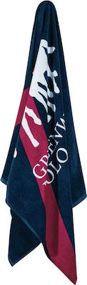 Greenwich Polo Club Πετσέτα Θαλάσσης 80x160 3513 Μπλε με Λογότυπο