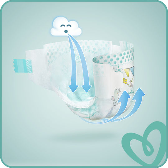 Pampers Памперси с лента Active Baby № 4+ за 10-15 kgкг 53бр