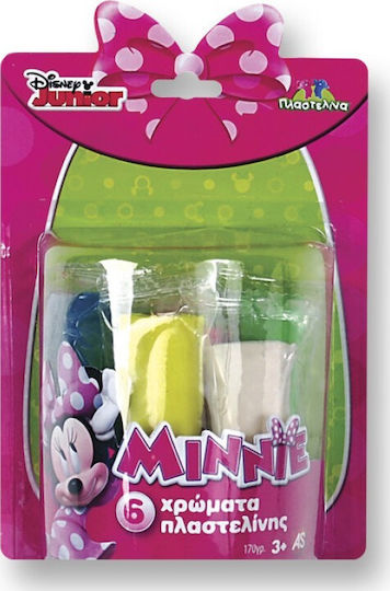 AS Πλαστελίνες Minnie Ράβδοι για 3+ Ετών, 6τμχ