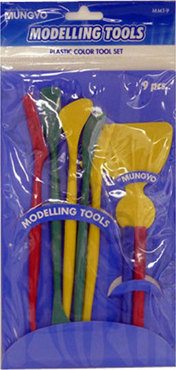 Mungyo Plastic Color Tool Set Εργαλεία Μοντελοποίησης Πολύχρωμο