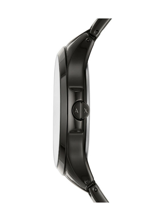 Armani Exchange Connected Hybrid Hampton Ceas Barbati 46mm Baterie Cu Brățară Din Oțel Inoxidabil Neagră