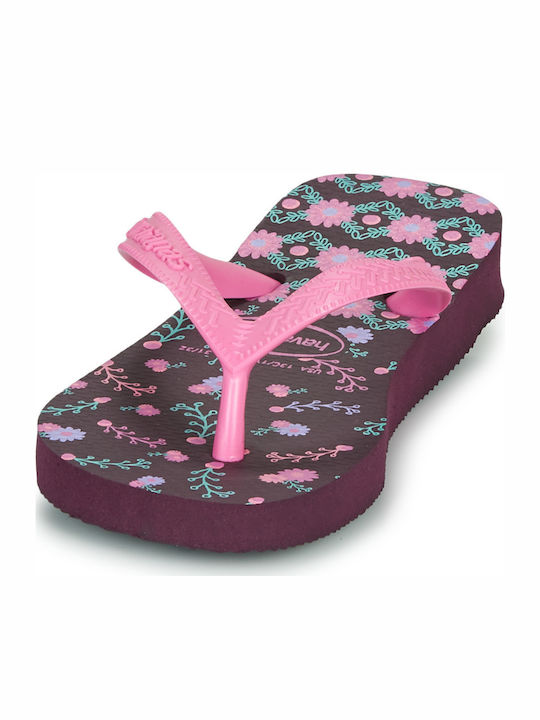 Șlapi Copii Flip Flops Roz Flores