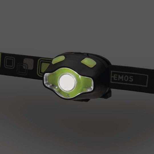 Emos Φακός Κεφαλής LED IP43 με Μέγιστη Φωτεινότητα 220lm