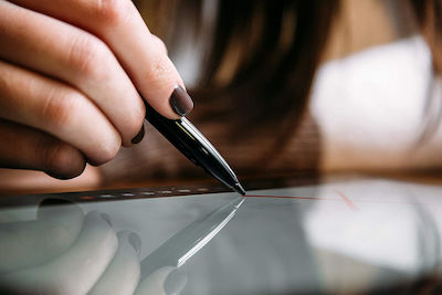 Adonit Ink Pro Digitale Touchpen mit Palm Rejection in Schwarz Farbe ADIPB