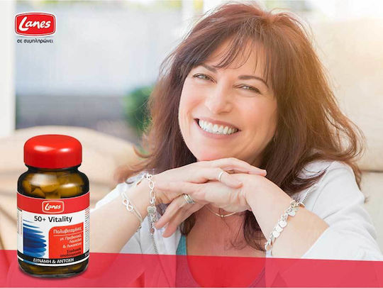 Lanes 50+ Vitality Πολυβιταμίνη για Ενέργεια 30 ταμπλέτες