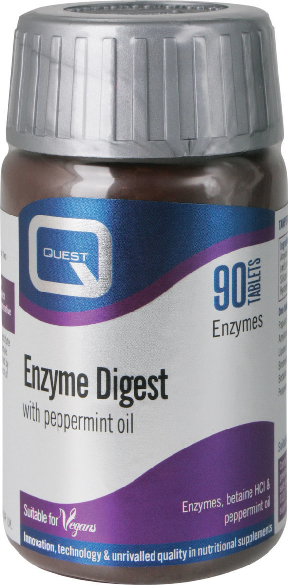 Quest Enzyme Digest With Betaine HCL 90 ταμπλέτες Skroutz.gr