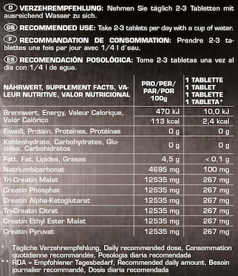 IronMaxx 180 Registerkarten