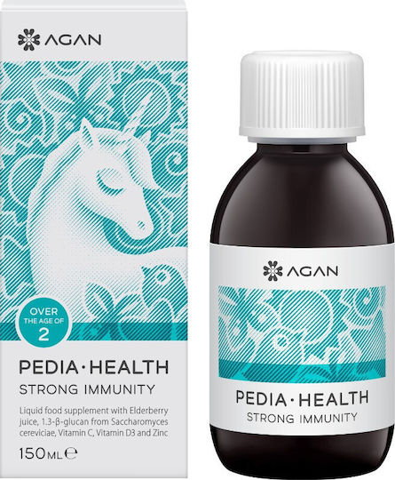 Agan Pedia Health Strong Immunity Συμπλήρωμα για την Ενίσχυση του Ανοσοποιητικού 150ml
