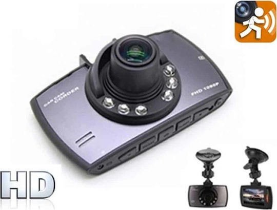 DVRG30 1080P Windshield Car DVR, 2.7" Display with Suction Cup