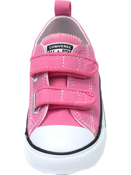 CHUCK TAYLOR ALL STAR 2V Παιδικά Sneakers με Σκρατς Ροζ