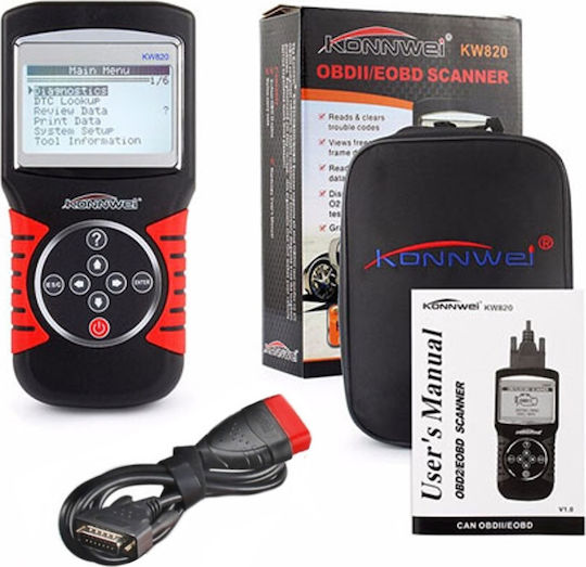 Konnwei Instrument de diagnosticare auto Digital OBD 2 cu Cablu