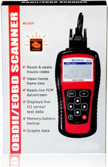 MaxiScan MS509 Fahrzeugdiagnosewerkzeug Digital OBD 2 mit mit Kabel