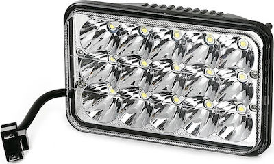 Autoline Τετράγωνος Προβολέας Αυτοκινήτου LED Universal 45W 20cm 1τμχ