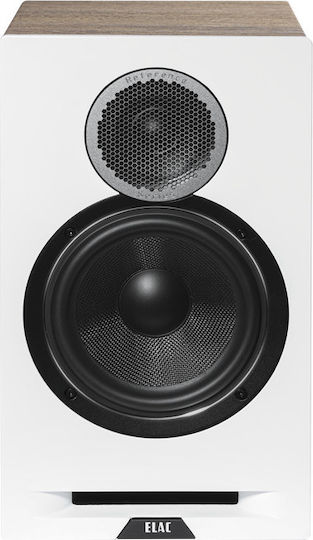 Elac DBR62 DBR62 Ζεύγος Ηχείων Hi-Fi Βιβλιοθήκης 120W 2 Δρόμων Π20.7xΒ27.4xΥ35.8εκ. Λευκό