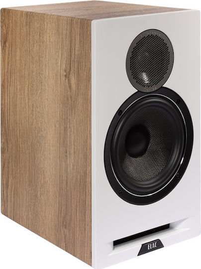 Elac DBR62 DBR62 Ζεύγος Ηχείων Hi-Fi Βιβλιοθήκης 120W 2 Δρόμων Π20.7xΒ27.4xΥ35.8εκ. Λευκό