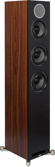Elac DFR52 DFR52 Ζεύγος Ηχείων Hi-Fi Δαπέδου 140W 3 Δρόμων Π18.4xΒ24.1xΥ101.5εκ. Black/Walnut