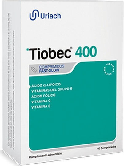 Olvos Science Tiobec 400mg Special Food Supplement 40 tabs