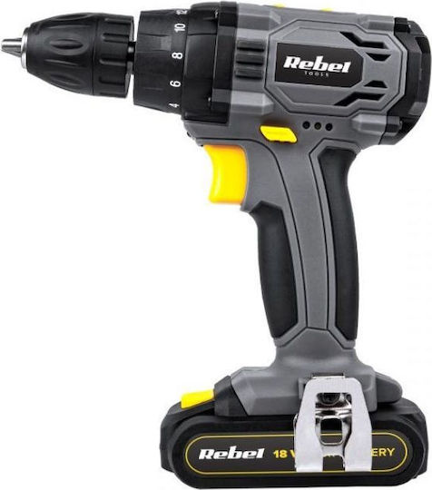Rebel RB-1000 Δραπανοκατσάβιδο Μπαταρίας 18V 1x1.3Ah