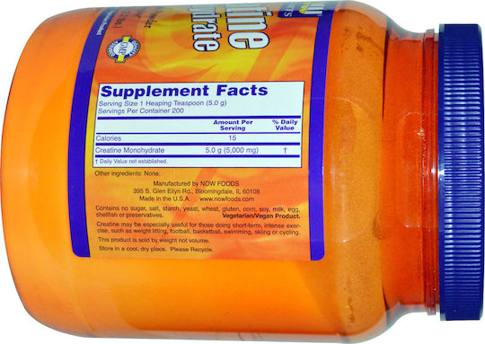 Now Foods Micronized Creatine Monohydrate Powder 500gr