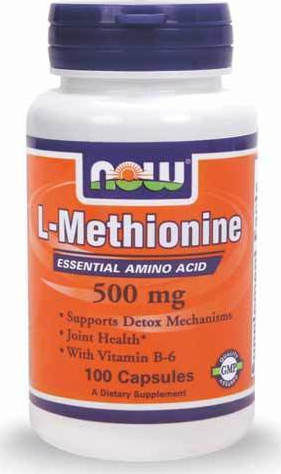 Now Foods L-Methionine 100 Капсули Без вкус