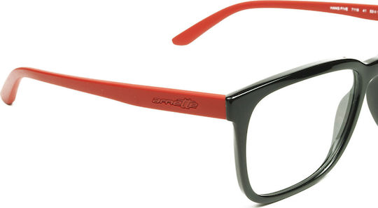 Arnette Hang Five Acetate Prescription Eyeglass Frame Black AN7119 41
