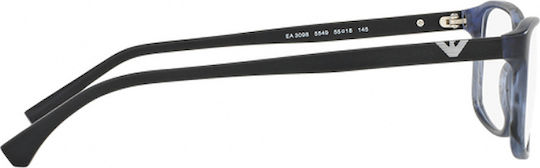 Emporio Armani Мъжки Ацетат Рамки За Очилa Сини EA3098 5549