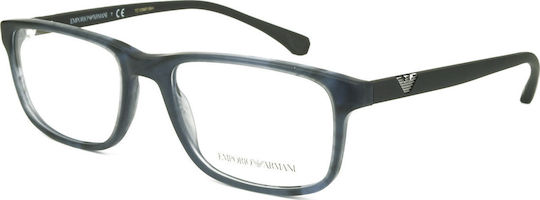 Emporio Armani Мъжки Ацетат Рамки За Очилa Сини EA3098 5549