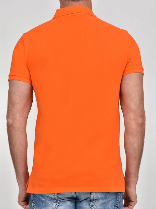 Ralph Lauren Ανδρικό T-shirt Κοντομάνικο Polo Πορτοκαλί