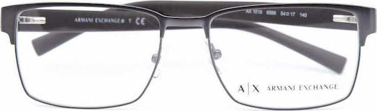 Armani Exchange Ανδρικός Μεταλλικός Σκελετός Γυαλιών σε Γκρι Χρώμα AX1019 6089