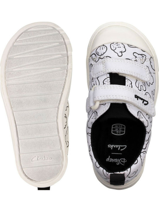 City Glove Kinder Sneakers Anatomisch mit Klettverschluss Weiß