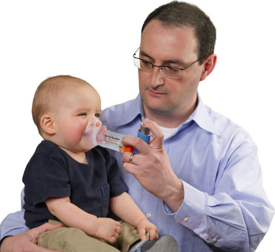 Trudell Plus Flow-Vu Small Spacer Device With Mask And Mouthpiece
