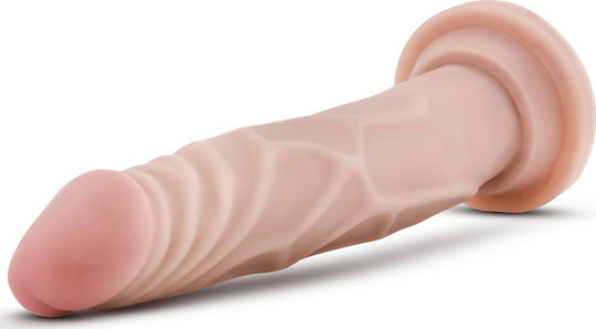 Dr. Skin Basic Glass Dildo With Suction Cup Beige 19cm