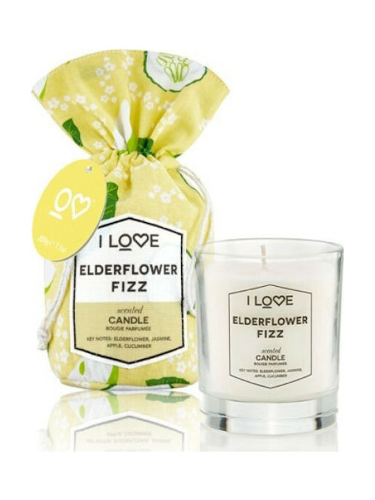 I Love Cosmetics Aromatic Candle In Jar With Elderflower Fizz Perfume 200gr