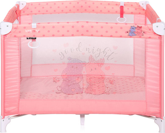 Lorelli Playplen Play Hippo Park with Mattress Pink 104x94cm