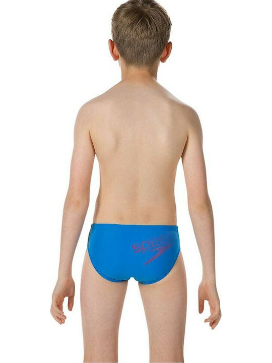 Speedo Παιδικό Μαγιό Σλιπ Μπλε