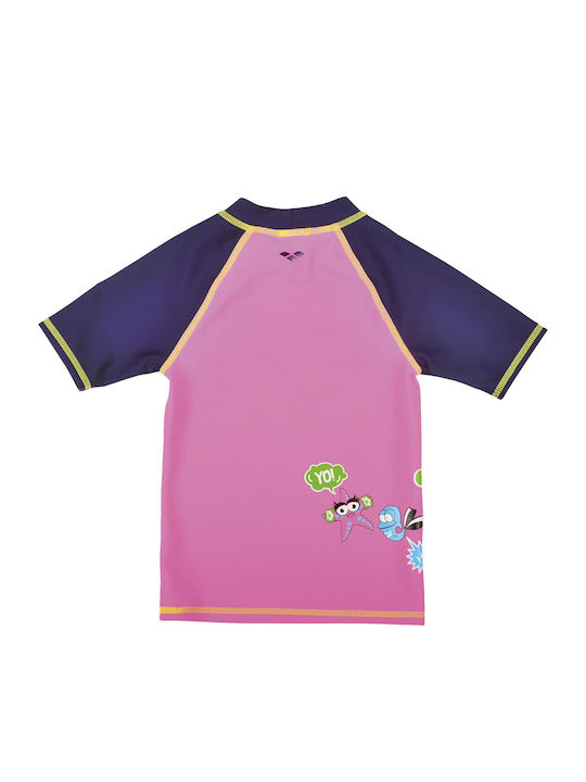 Arena Kids Swimwear UV Shirt Pink