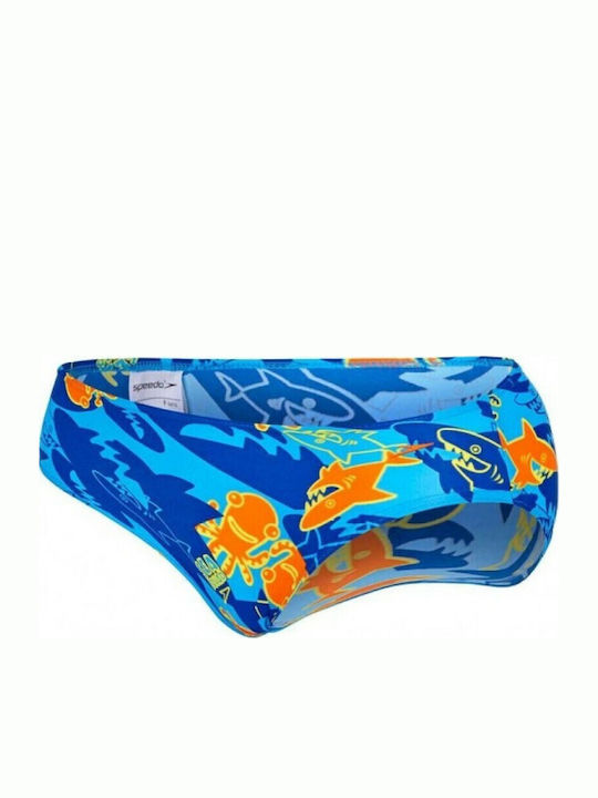 Speedo Kinder Badeanzug Badeslips Hellblau