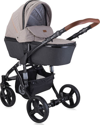 Lorelli Rimini 2 in 1 Adjustable 2 in 1 Baby Stroller Suitable for Newborn String & Black 10021052063