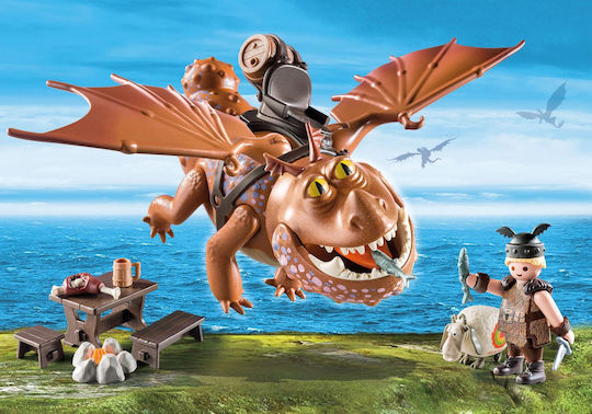 Playmobil Дракони Whalebone and Meatballs за 4+ години години