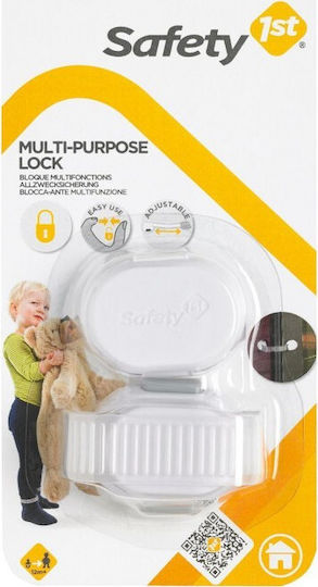 Safety 1st Cabinet & Drawer Lock with Sticker made of Plastic in White Color 1pcs
