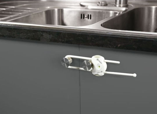 Safety 1st Cabinet & Drawer Lock made of Plastic in White Color 1pcs