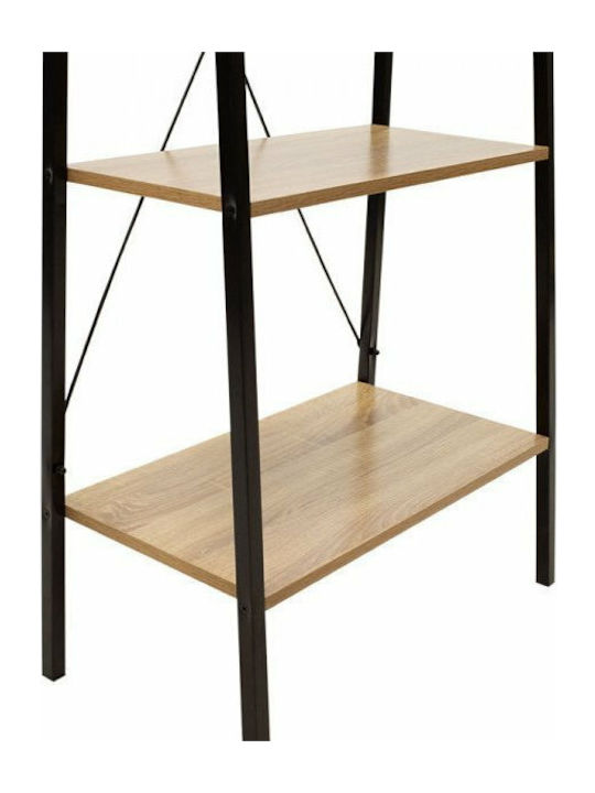 Етажерка Ramon Естествено - черно 60x23x145.5см.