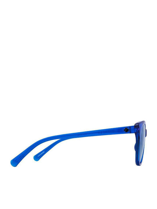Spy Spritzer Women's Sunglasses with Blue Plastic Frame and Blue Mirror Lens 673515263899