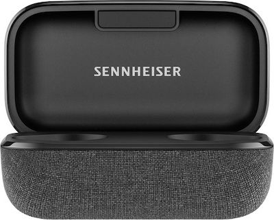 Momentum True Wireless 2 In-Ear Bluetooth-Freisprecheinrichtung Kopfhörer mit Schweißresistenz und Ladeetui Schwarz