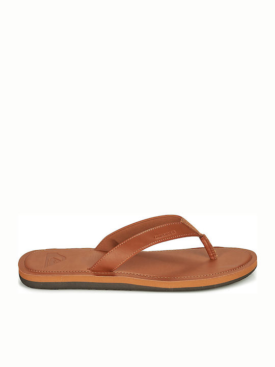 Quiksilver Molokai Herren-Flip-Flops Tan Solid