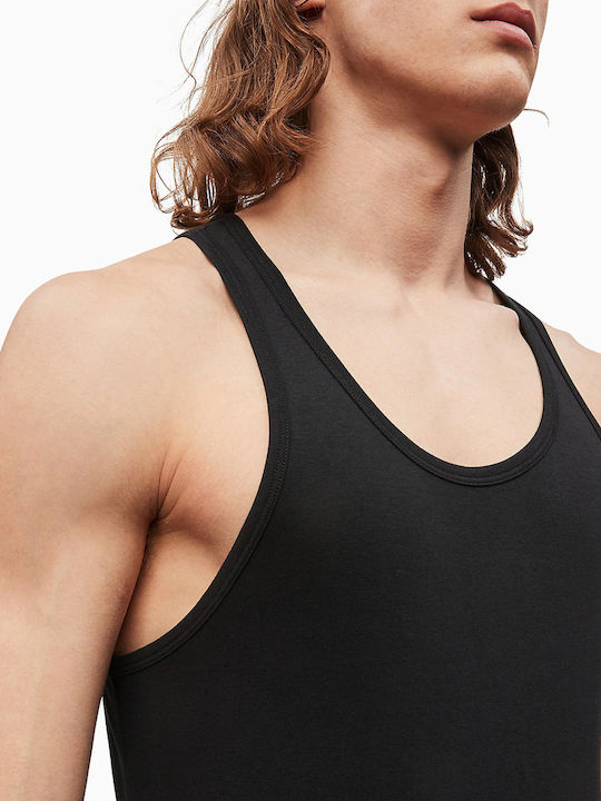 Men's Undershirt Sleeveless in Black Color