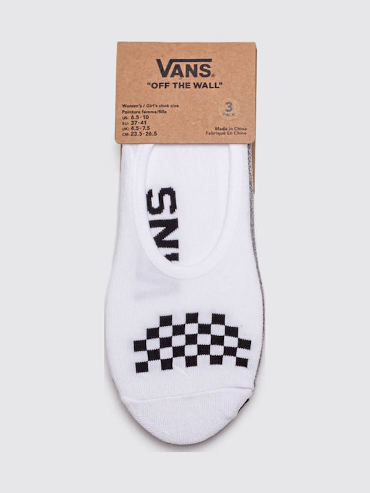 Vans Classic Canoodle Γυναικείες Μονόχρωμες Κάλτσες Λευκές 3Pack