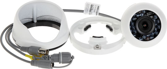 Hikvision DS-2CE56D0T-IRMF CCTV Cameră de Supraveghere Full HD 1080p Rezistentă la apă cu Lentilă 3.6mm