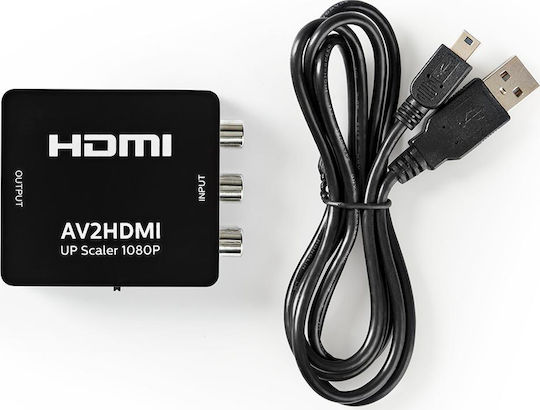Nedis Konverter RCA weiblich zu HDMI weiblich 1Stück VCON3456AT