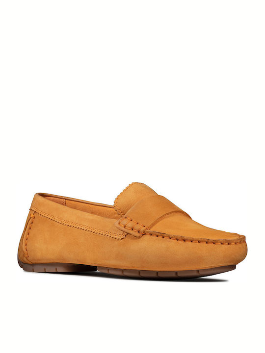 Clarks C Mocc Leder Damen Loafers in Tabac Braun Farbe